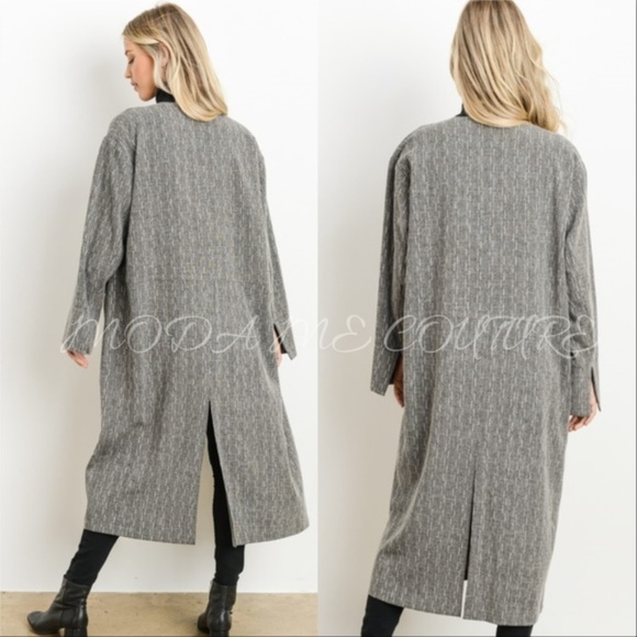 Jacket Oversized Jacket with Pockets - Picture 3 of 4